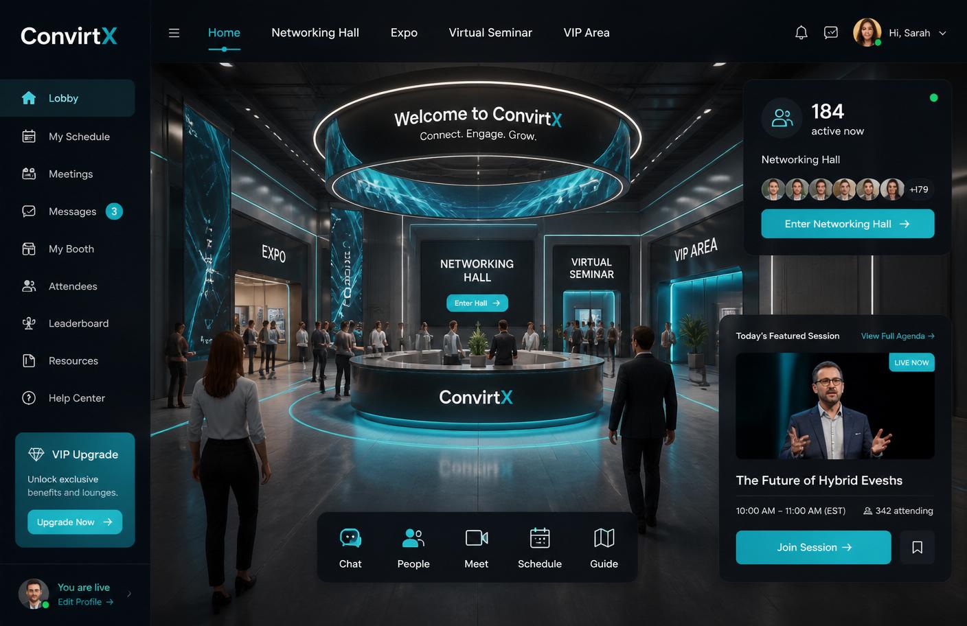 3D Immersive Lobby